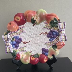 Colorful Fruit Decorative Plate